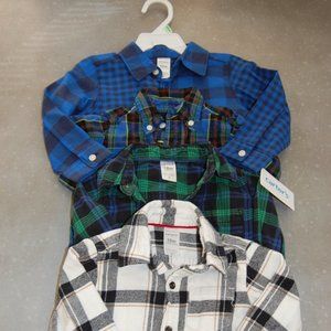 Carters 18 mos flannel bundle